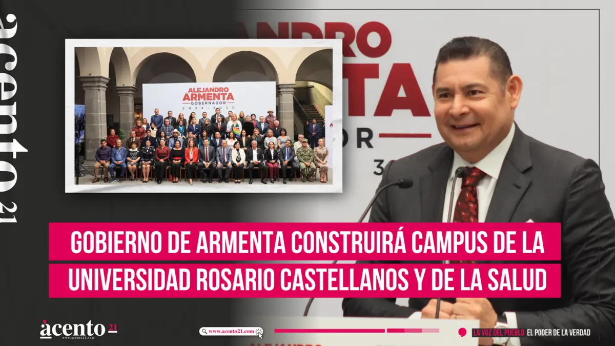 Gobierno de Armenta construirá campus de la Universidad Rosario Castellanos y de la Salud