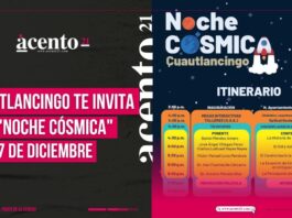 Gobierno de Cuautlancingo invita a las familias a disfrutar de la “Noche Cósmica”