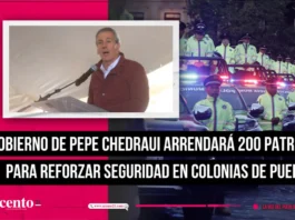 Gobierno de Pepe Chedraui arrendará 200 patrullas para reforzar seguridad en colonias de Puebla