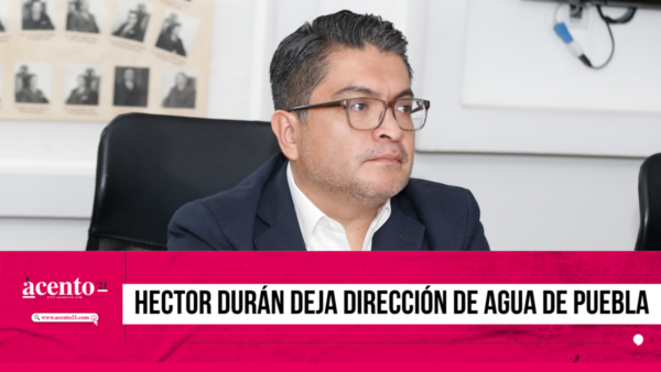 Héctor Durán deja dirección de Agua de Puebla