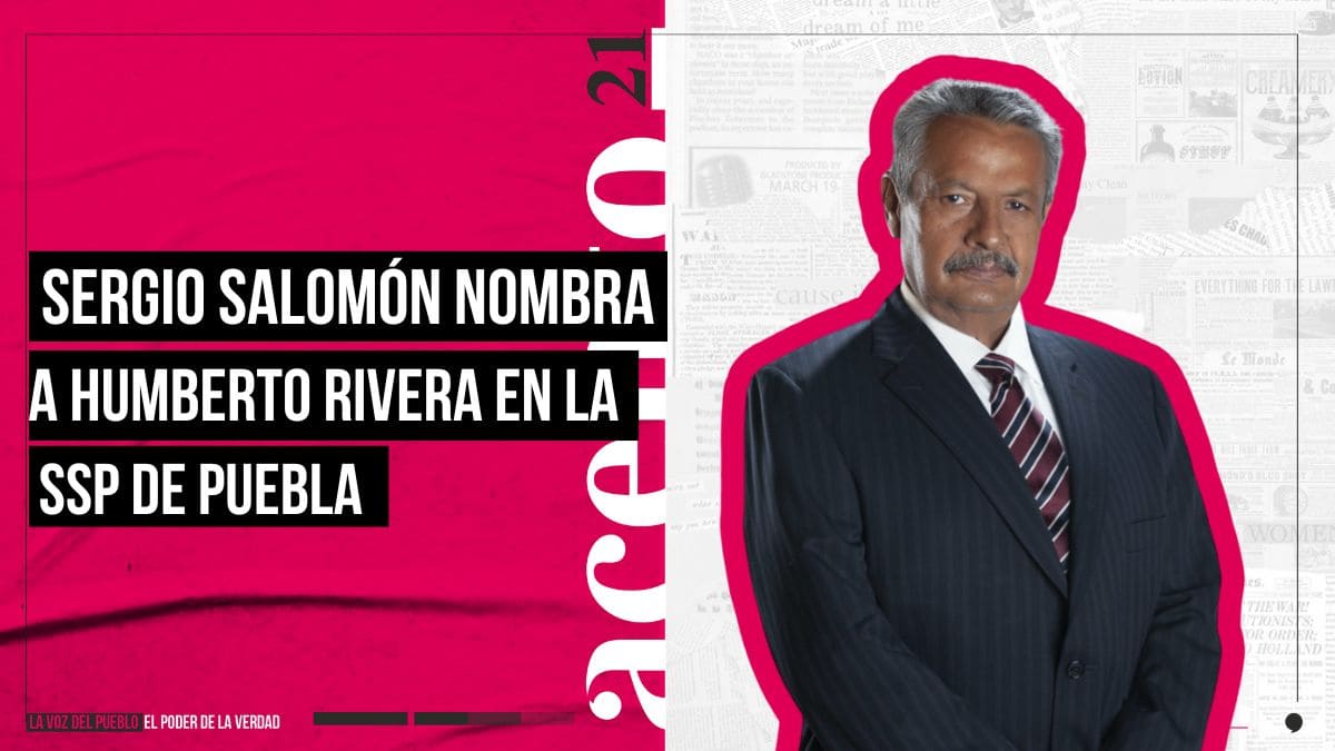 Humberto Rivera, nuevo encargado de la SSP en Puebla