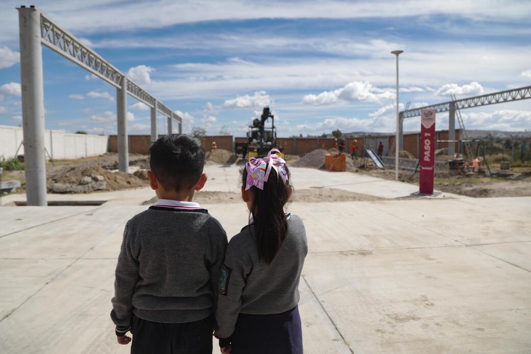 Supervisa Pepe Chedraui infraestructura educativa al sur de la capital