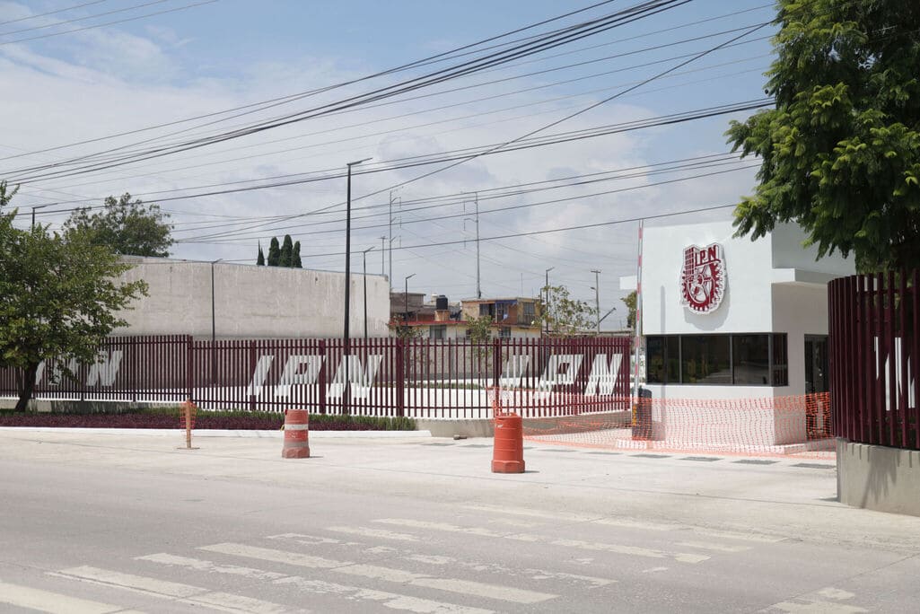 Detalles de la obra del IPN en Puebla