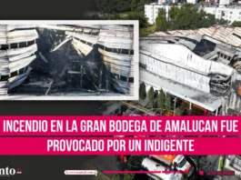 Incendio en la Gran Bodega de Amalucan fue provocado por un indigente