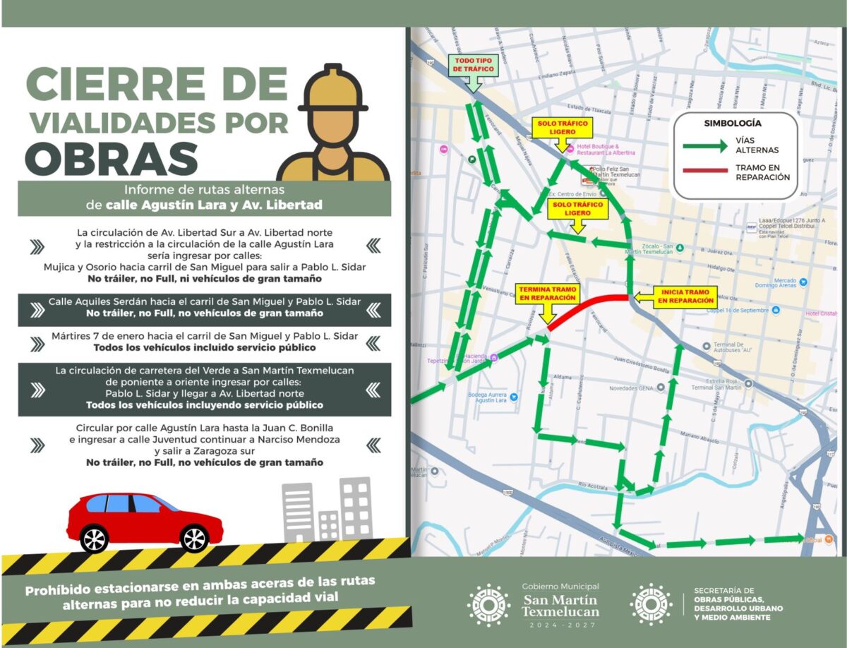 Inician 5 importantes obras en Texmelucan 