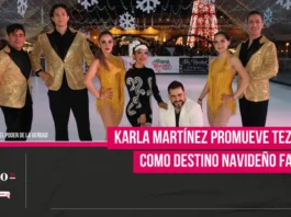 Karla Martínez promueve Teziutlán como destino navideño familiar