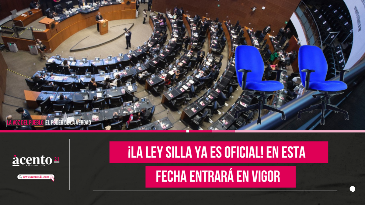 La Ley Silla ya es oficial