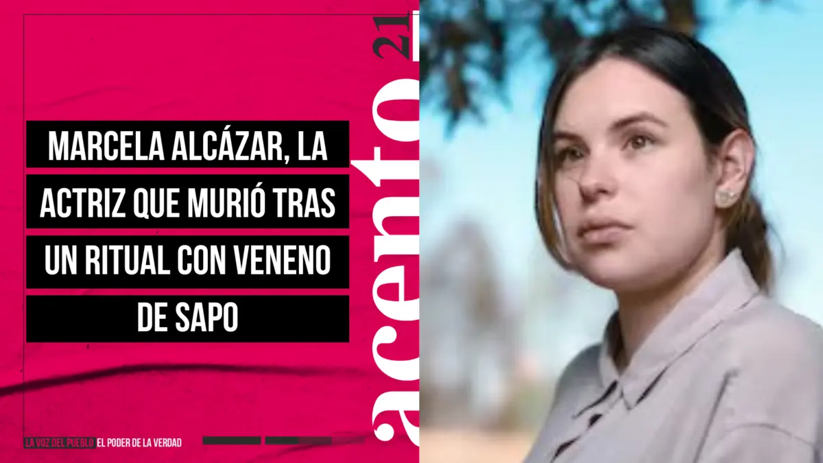 Marcela Alcázar la actriz que murió tras un ritual con veneno de sapo