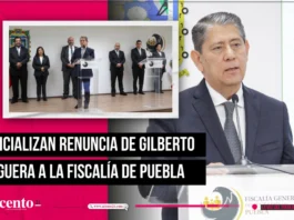 Oficializan renuncia de Gilberto Higuera a la Fiscalía de Puebla