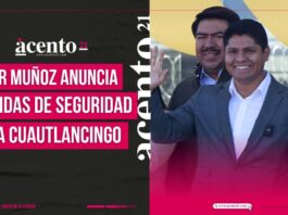 Omar Muñoz anuncia inversión del 30% en seguridad para Cuautlancingo