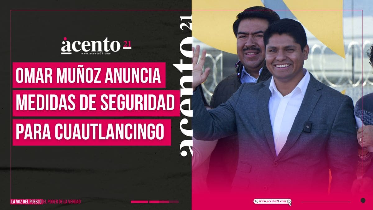 Omar Muñoz anuncia inversión del 30% en seguridad para Cuautlancingo