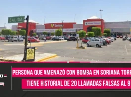 Persona que amenazó con bomba en Soriana Torrecillas tiene historial de 20 llamadas falsas al 911