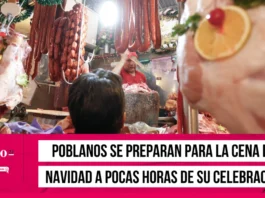 Poblanos se preparan para la cena