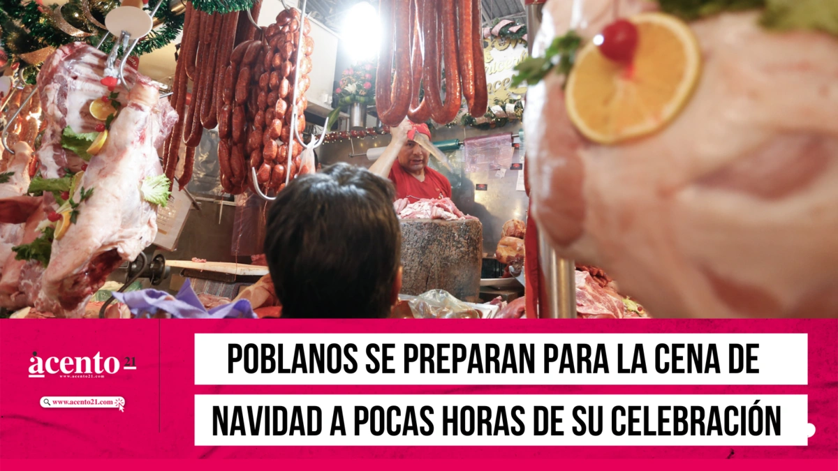 Poblanos se preparan para la cena