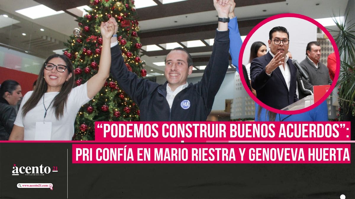 “Podemos construir muy buenos acuerdos” dirigente del PRI sobre triunfo de Mario Riestra en elección del PAN Puebla