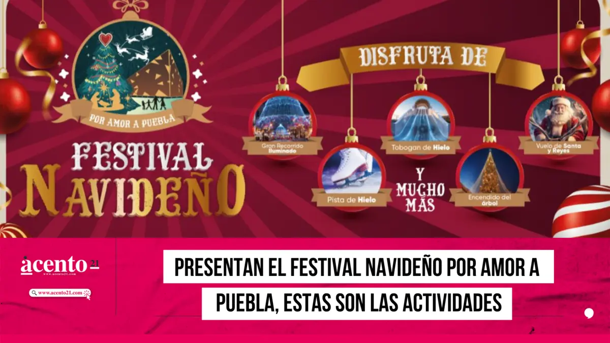 Presentan el festival navideño Por Amor a Puebla, estas son las actividades