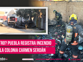 ¿Otro Puebla registra incendio en la colonia Carmen Serdán