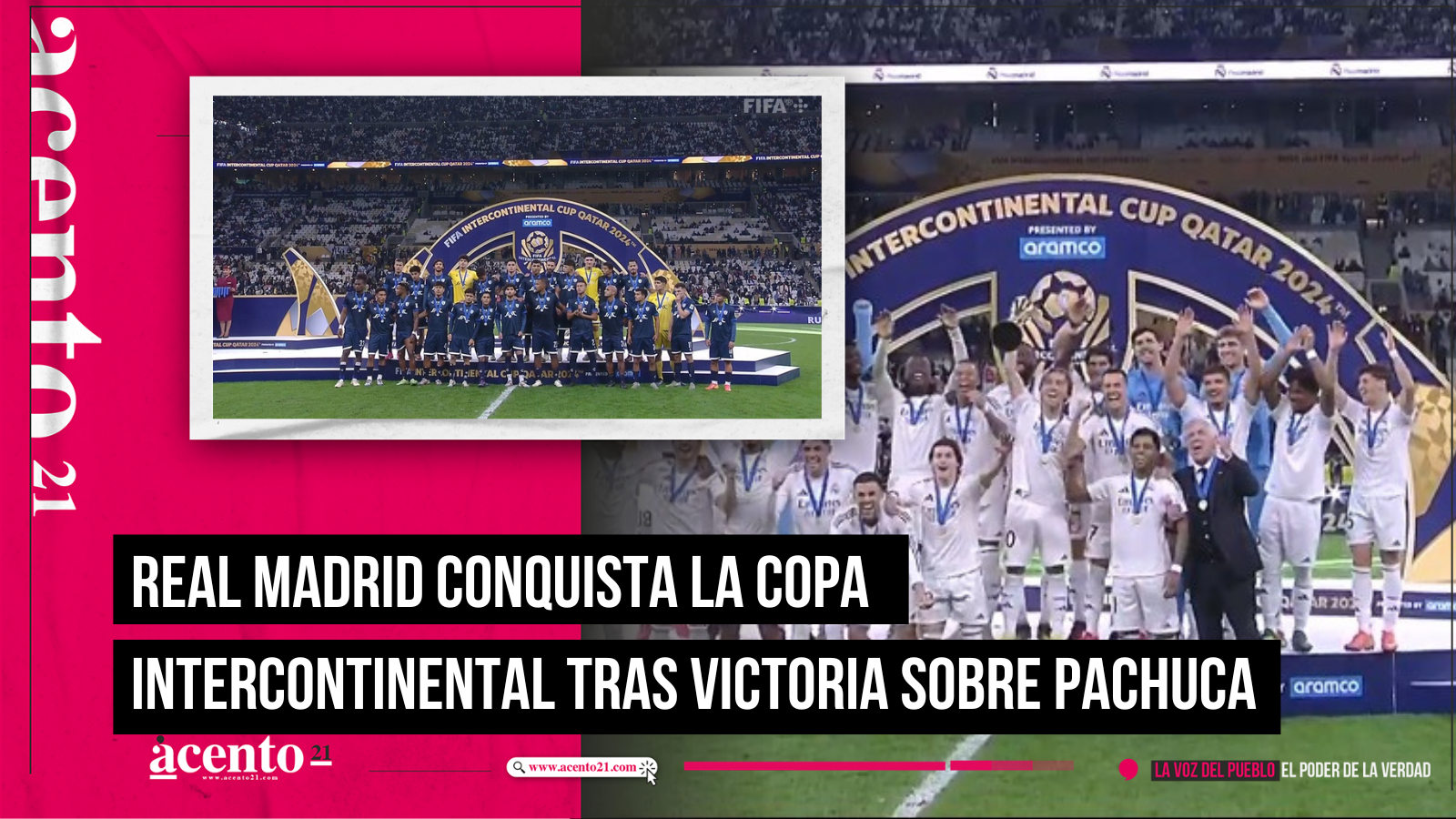 Real Madrid conquista la Copa Intercontinental tras victoria sobre Pachuca