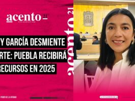 Rechaza Vianey García que haya recorte presupuestal de la Federación para Puebla en 2025