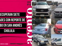 Recuperan siete unidades con reporte de robo en San Andrés Cholula