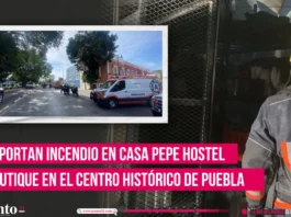 Reportan incendio en Casa Pepe