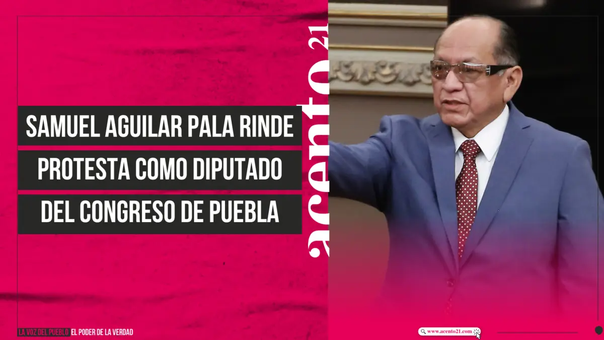 Samuel Aguilar Pala rinde protesta como diputado del Congreso de Puebla