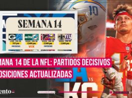 Semana 14 de la NFL Horarios y detalles que no te debes perder