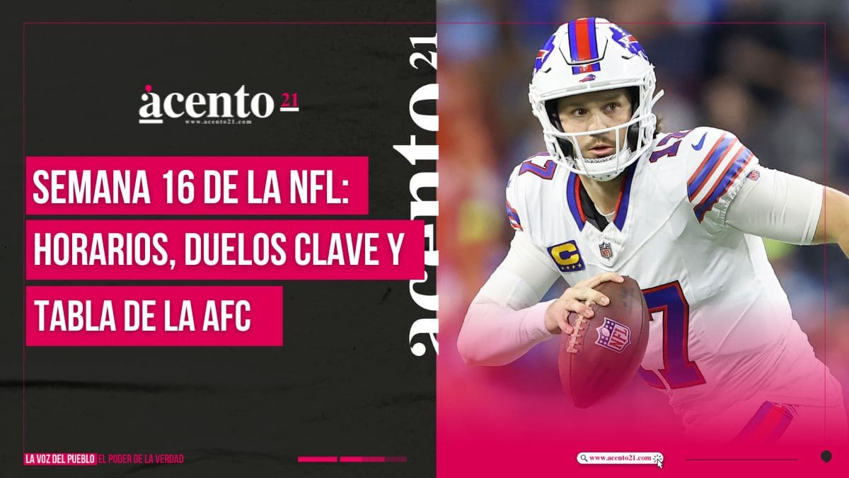 Semana 16 de la NFL Fechas, horarios y posiciones en la AFC