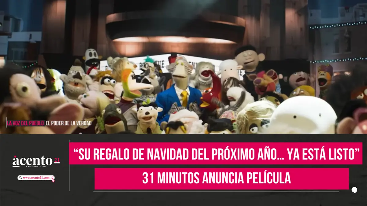 “Su regalo de navidad del PRÓXIMO año… ya está listo” 31 minutos anuncia película