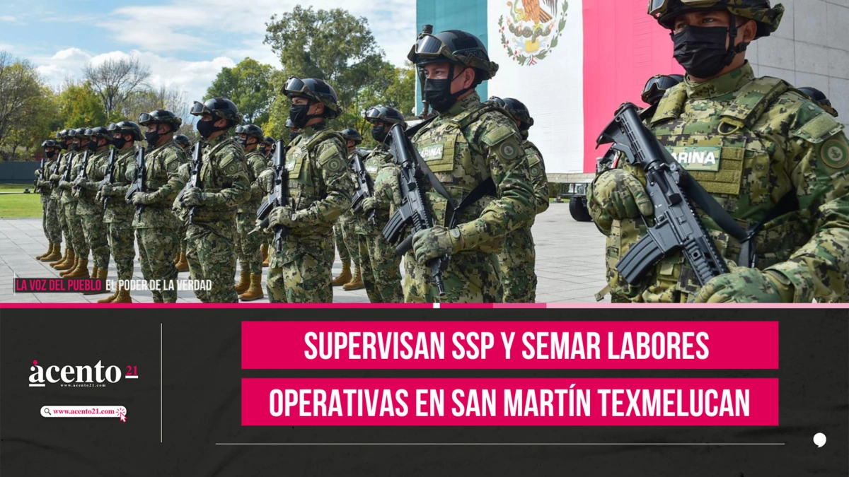 Supervisan SSP y SEMAR labores