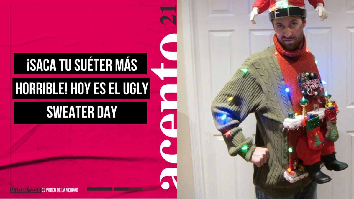 ¡Saca tu suéter más horrible! Hoy es el Ugly Sweater Day