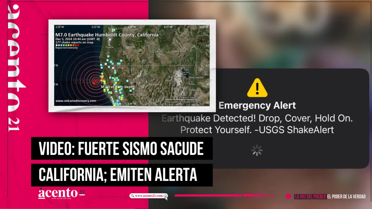 VIDEO Fuerte sismo sacude California; emiten alerta