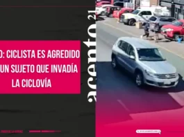 VIDEO: Ciclista es agredido por un sujeto que invadía la ciclovía