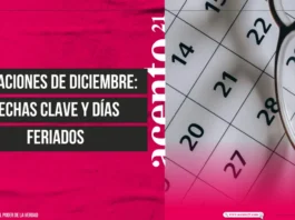 Vacaciones de diciembre Fechas clave y días feriados