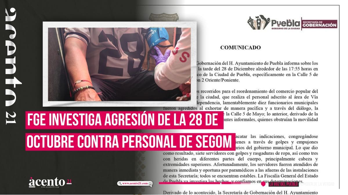 agresión de 28 de Octubre contra personal de SEGOM