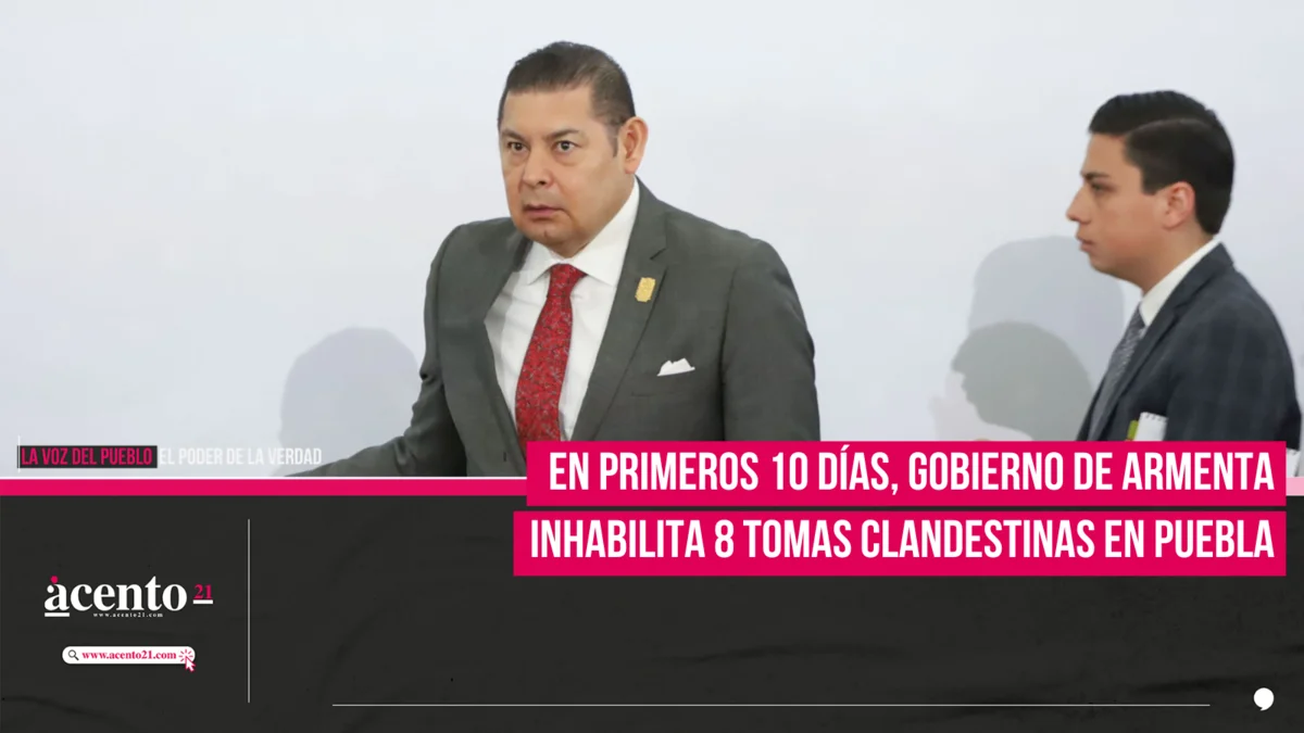 En primeros 10 días, gobierno de Armenta inhabilita 8 tomas clandestinas en Puebla