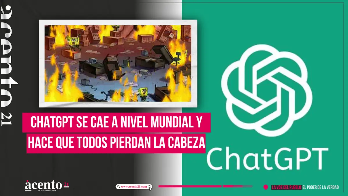 ChatGPT se cae a nivel mundial y hace que todos pierdan la cabeza