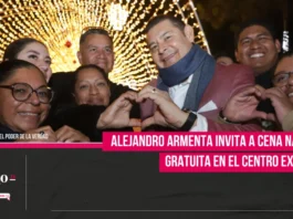 Alejandro Armenta invita a Cena Navideña gratuita en el Centro Expositor