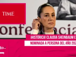 ¡Histórica! Claudia Sheinbaum es nominada a Persona del Año 2024