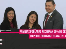 Familias poblanas recibirán 50 por ciento de descuento en polideportivos estatales