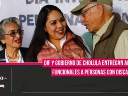 DIF y Gobierno de Cholula entregan aparatos funcionales a personas con discapacidad