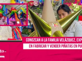 Conozcan a la familia Velázquez, expertos en fabricar y vender piñatas en Puebla