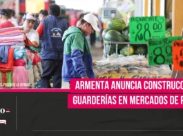 Armenta anuncia construcción de guarderías en todos los mercados de Puebla