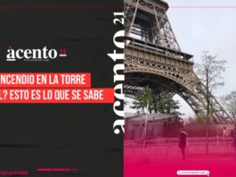 ¿Incendio en la torre Eiffel? Esto es lo que se sabe