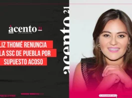 Liz Thomé renuncia a la SSC de Puebla por supuesto acoso