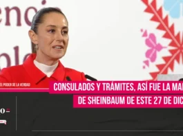 así fue la mañanera de Sheinbaum de este 27 de diciembre