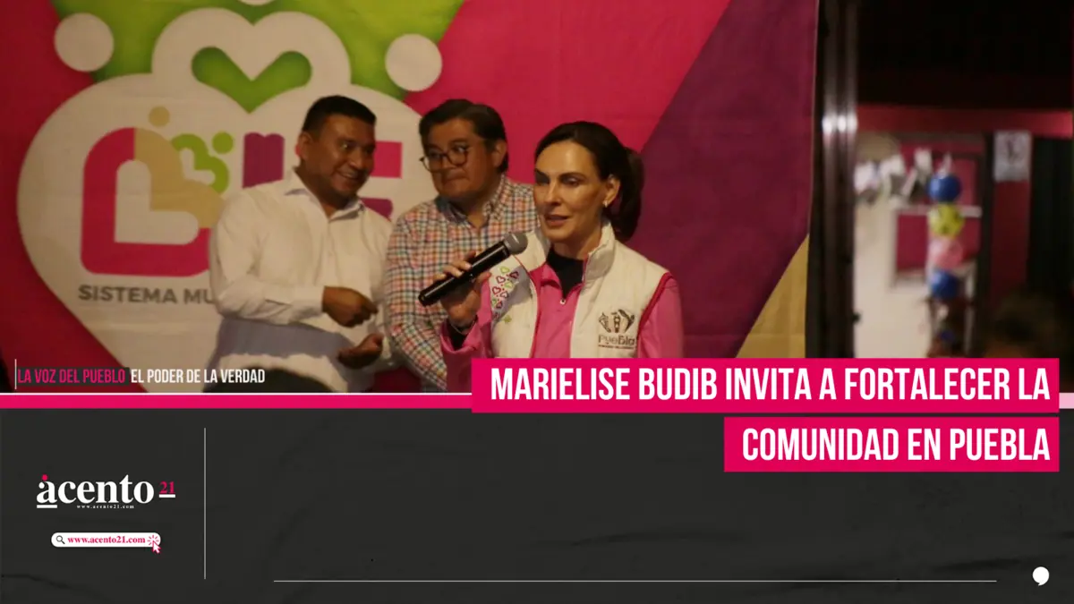 MariElise Budib invita a fortalecer la comunidad en Puebla