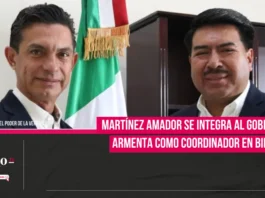 Martínez Amador se integra al gobierno de Armenta