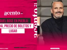 Miguel Bosé en Puebla: Fecha, precio de boletos y lugar