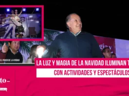 La luz y magia de la Navidad iluminan Tepeaca con actividades y espectáculos